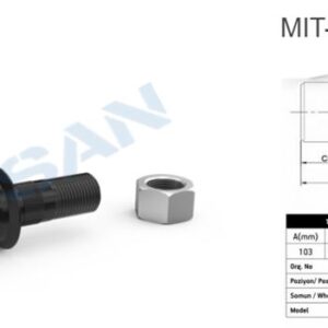 ARKA BİJON SAPLAMASI SOL TEK PARÇA MITSUBISHI CANTER 449 659 FUSO CANTER 859 HYUNDAI HD75