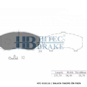 ÖN FREN DİSK BALATASI TK. MITSUBISHI L200 00-02