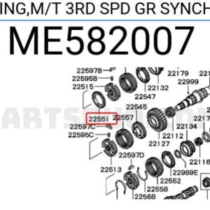 SENKROMENÇ SARISI HALKA 4-5 MITSUBISHI CANTER FE711