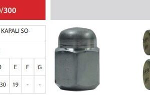 BİJON SOMUNLU KAPALI (M.12/1,5x38) MITSUBISHI L-200,300