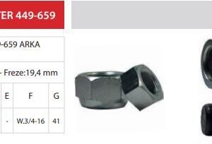 ARKA BİJON YEKPARE L TEK PARÇA (M.30/1,5x3/4-16) MITSUBISHI CANTER 449 659 859