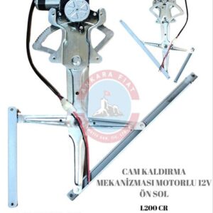 CAM KALDIRMA MEKANİZMASI ÖN SOL MOTORLU 12V MITSUBISHI L200 CR 2007--