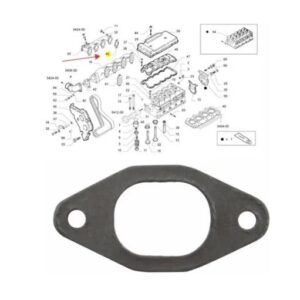 EGZOST MANİFOLD CONTASI 2.8TD IVECO-DAILY DUCATO BOXER JUMPER MASTER
